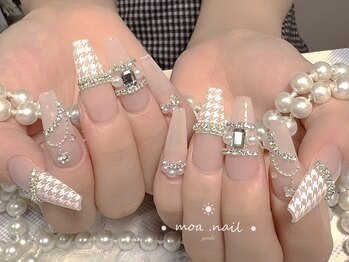 モアネイル 新宿/千鳥格子フレンチ/持ち込み/新宿