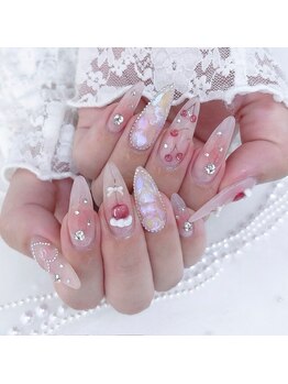 ジョリィ ルミエール 八王子店(Joli Lumiere)の写真/【韓国/ワンホンネイル定額コース8000円～】高い技術力＆丁寧な施術"初回オフ無料"写真映えにもおすすめ♪
