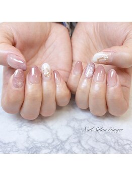 ネイルサロンジンジャー(Ginger)の写真/【銀座駅近】50種類から選べる定額デザイン¥6480◎パラジェル/バイオ/カルジェル追加料金不要♪駅近すぐ！