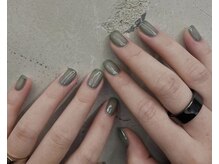 ハンドワークネイル(handworknail)/囲みグラデーション