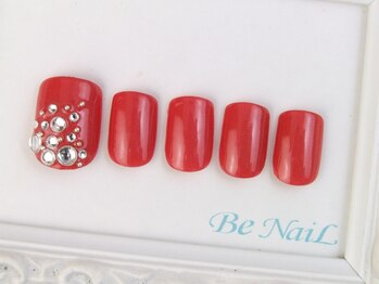 ビーネイル(Be NaiL)/キラキラフットネイル