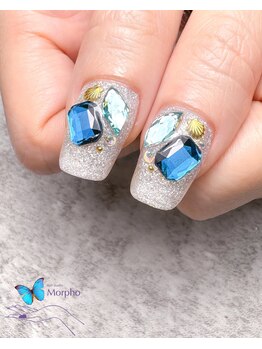 モルフォ 千駄ヶ谷(Morpho)/モリモリビジューネイル