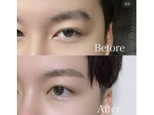 エス 浦添(S)/メンズ眉Before&After
