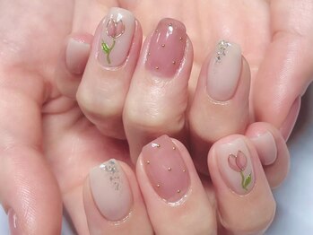 インテグラル 水戸店(integral)の写真/【元吉田】理想を叶える高技術◇ご褒美ネイルにも◎季節に合う繊細で上品なデザインで指先を華やかに♪