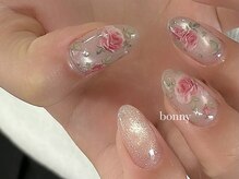 ボニー(bonny)/薔薇ネイル