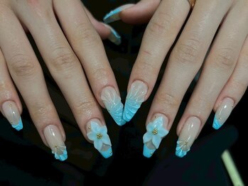 ネイルアヴァンス 京橋店(Nail AVANCE.)/summer☆お花ネイル