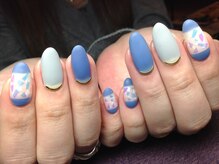 ラウト デコレーションアンドネイルサロン(Lauto Decoration&Nail Salon)/ブルーマットネイル