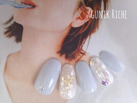 【結晶ネイル】