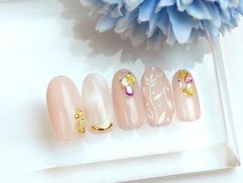 ツメトトノウ/手描きアート&シェルストーン