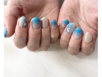 08ネイル(08 nail&school)/縦グラデーション☆