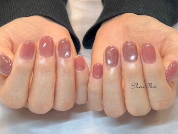 パラジェル認定サロン メールメール 池袋店(MereMer)/マグネット奥行きネイル