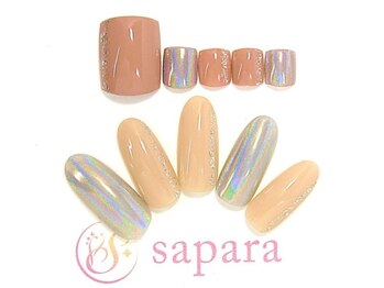 津田沼ネイルサロン サパラ(sapara)/ハンドフットセット定額¥11,499