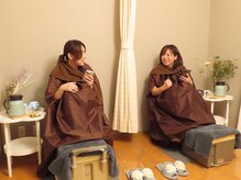 よもぎ蒸しは2人でも３人でもOK♪お友達と女子会しませんか？