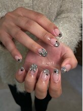 アソート 神戸元町(Assort)/ミディアムアート+パーツ代