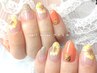 【8月限定デザイン8種】思わず自慢したくなる爪先に変身【パラジェル使用】
