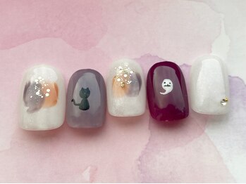 ココロ 新橋(kokoro)/ハロウィンネイル☆ちょこっと