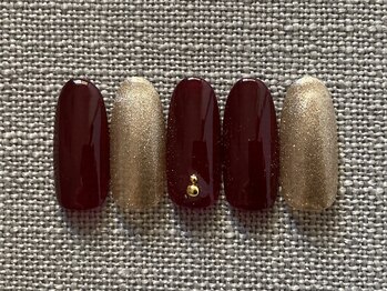 シンプル定額ネイル4800円