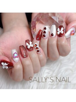 さりぃず ねぃる(SALLY’S NAIL)/チップ長さだし&パーツネイル♪