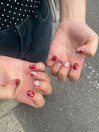 ポップなデザインネイル