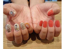ちぐはぐネイル