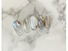 オパール(Opal)/6月ネイル　ニュアンス