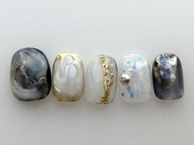 アイネイルズ 池袋店(I-nails)/ネイビーゴールドニュアンス