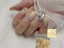 エア(ea)/バターイエロー＊ 春ネイル