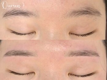クルン 大阪 御幣島(Qurun)の写真/【眉毛で垢抜け☆】眉WAX×ハリウッドブロウリフトで理想の旬顔へ♪左右差などのお悩みもプロが解決!
