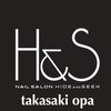 ネイルサロン エイチアンドエス 高崎OPA店(H&S)ロゴ