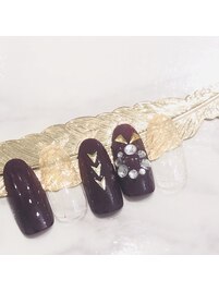 Xmasリース&ゴールドラメ☆