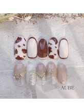 オーブ(AUBE)/1月マンスリーネイル