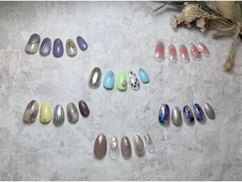 クレア ネイル(CREAR NAIL)の写真/デザイン力・クオリティーに自信あり!定額サンプル/お持ち込みネイル可◎パーツも多数取り揃えております♪