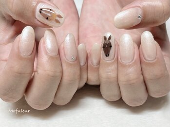 モフルール(Mofuleur)/手描きアート・馬