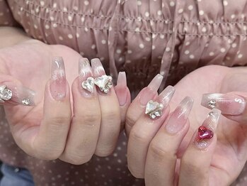 バーバラネイルサロン(Babarla)/マグネットネイル/ハートネイル