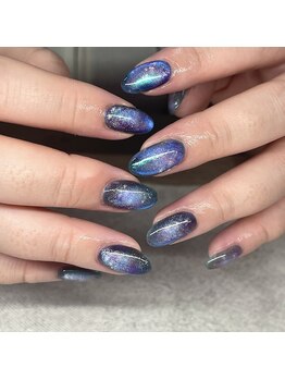 スミレ(SuMILE)/星空ネイル