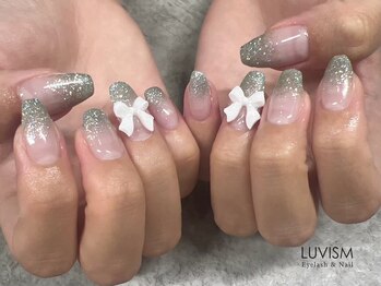 ラヴィズム アイラッシュ アンド ネイル (LUVISM)/ラメグラデーション♪担当:宮下