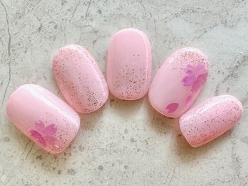 コーラルワン(CORAL ONE)/桜ネイル☆春ネイル
