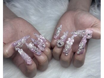 プリンセス(Princess)/キラキラピンクネイル12400円