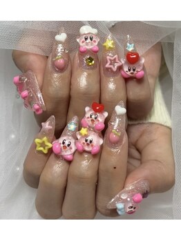 キアラネイルサロン/チップ長さだしパーツ付け放題