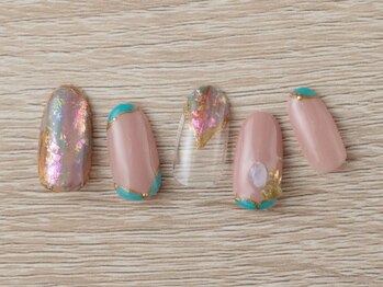 ネイルサロンアンドスクール ミュー(Nail Salon & school mieux)/オーロラネイル