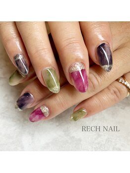 レッシュネイル サロンアンドスクール(RECH NAIL salon&school)/colorful nuance☆★