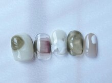 アイネイルズ 梅田店(I nails)/滲み透け感ニュアンスネイル