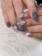 シュシュ(Chou chou)/リアルツイードネイル