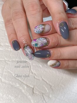 シュシュ(Chou chou)/リアルツイードネイル