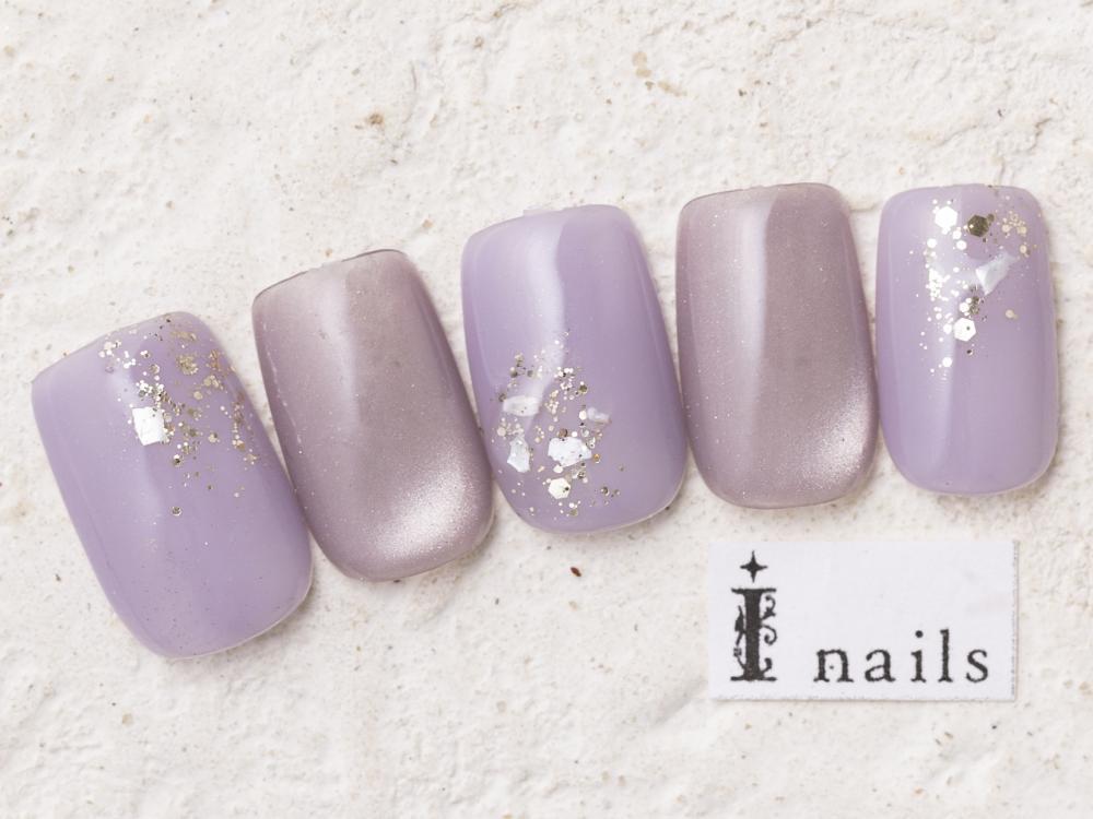 2025年-2026年冬トレンド】くすみパープルのネイルデザイン集｜人気順