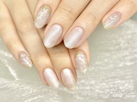 奥行きオーロラネイル【¥8800】