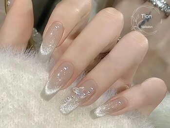 ティオン 川崎店(Tion)/オンブレフレンチ・冬ネイル