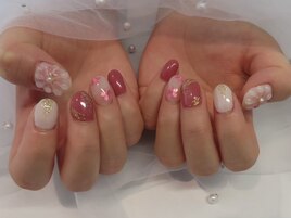 90 min art 桜ネイル