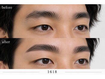 イチロクイチハチ(1618)の写真/「なりたい」と「似合う」が同時に叶う【憧れトレンド眉】は1618[イチロクイチハチ]で♪メンズも大歓迎！