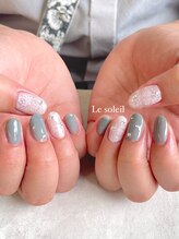 ル ソレイユ(Le soleil)/レースネイル　by mikiko
